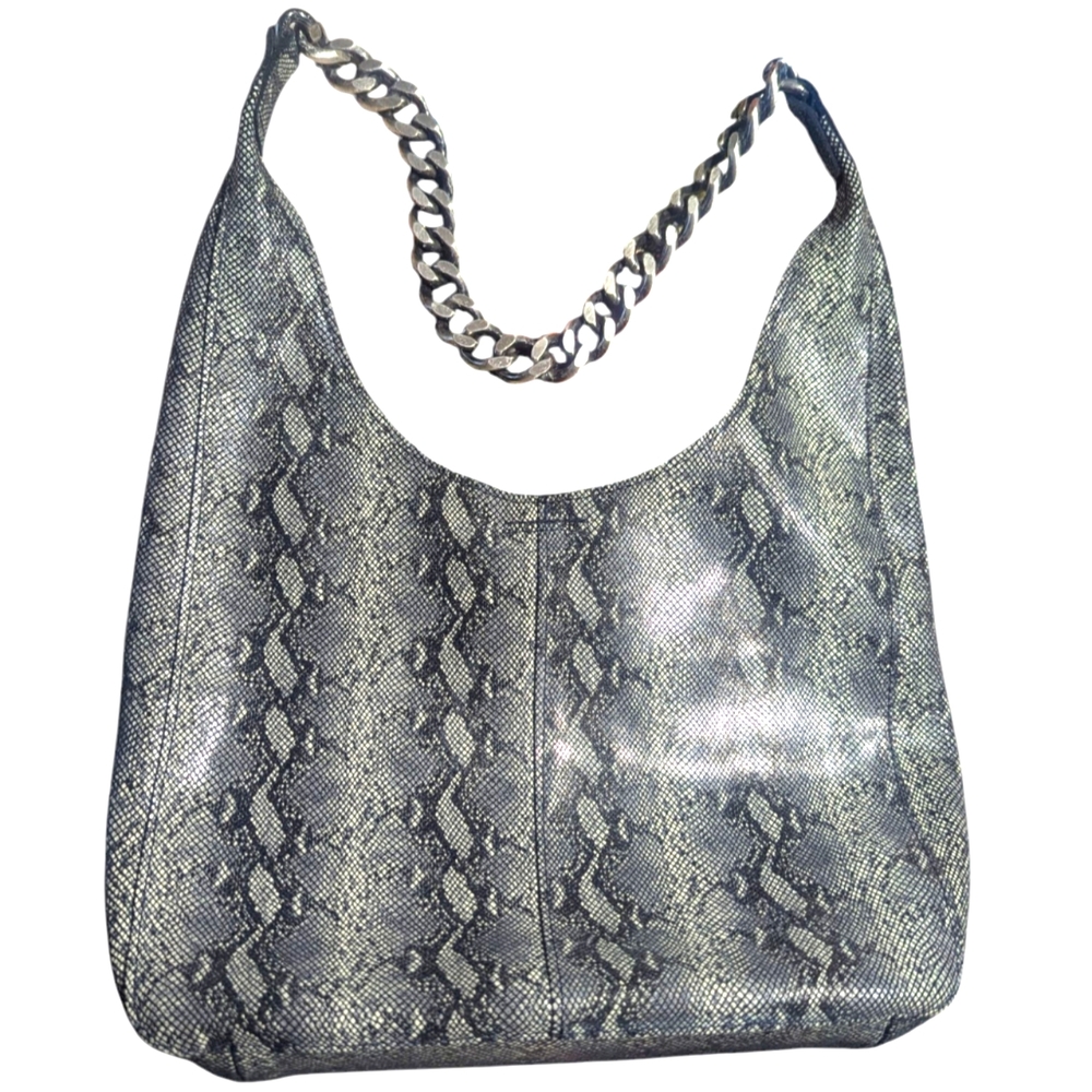 Streets Ahead snakeskin embossed Hobo Bag